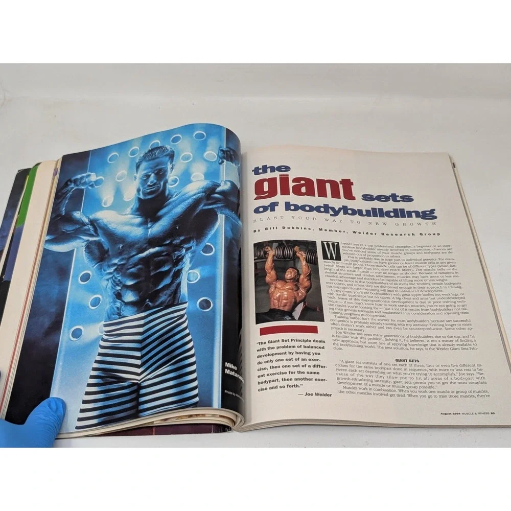 Muscle & Fitness Bodybuilding Magazine David Dearth & Laurie Donnelly 1994‎ VTG